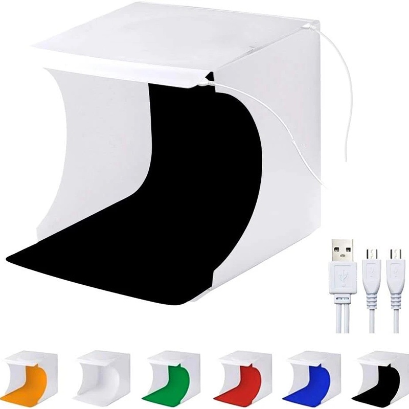 Photography Lighting And Backdrop Kits - Caja de Luz Portátil Plegable para