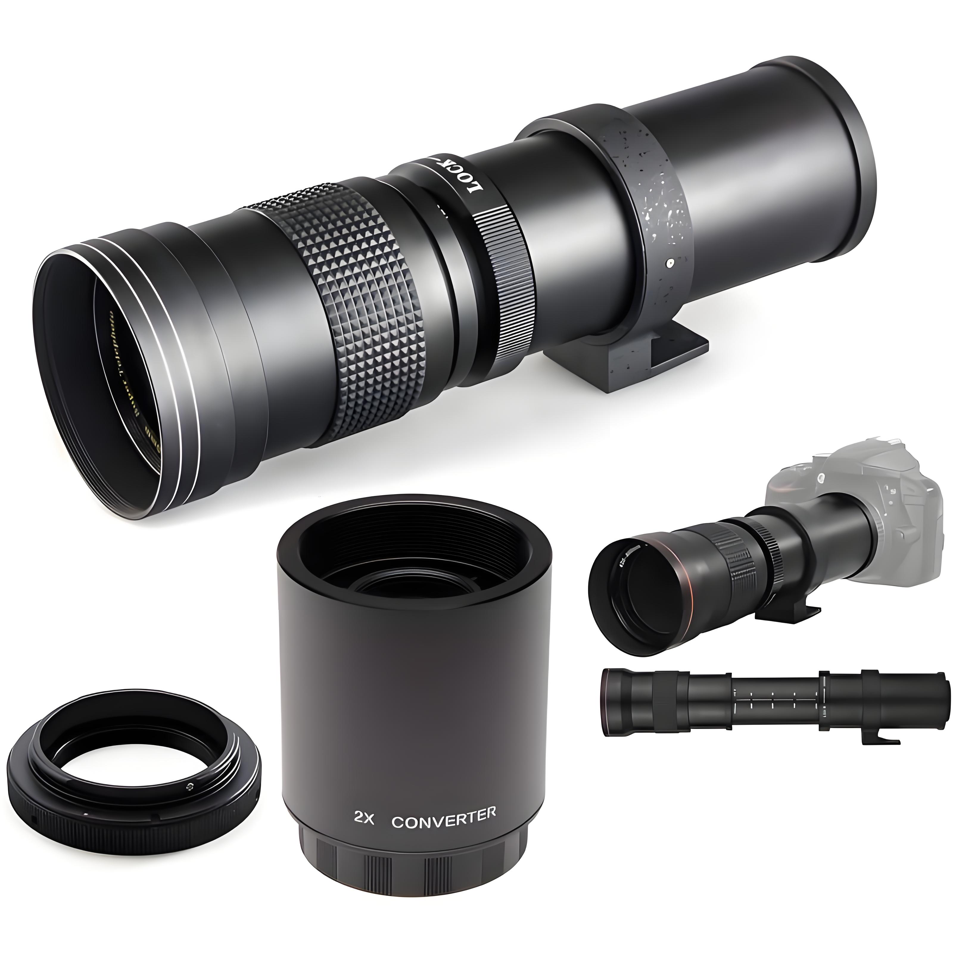 Macro Photography Lighting Kit - Lente Zoom Teleobjetivo Medio de Fotograma
