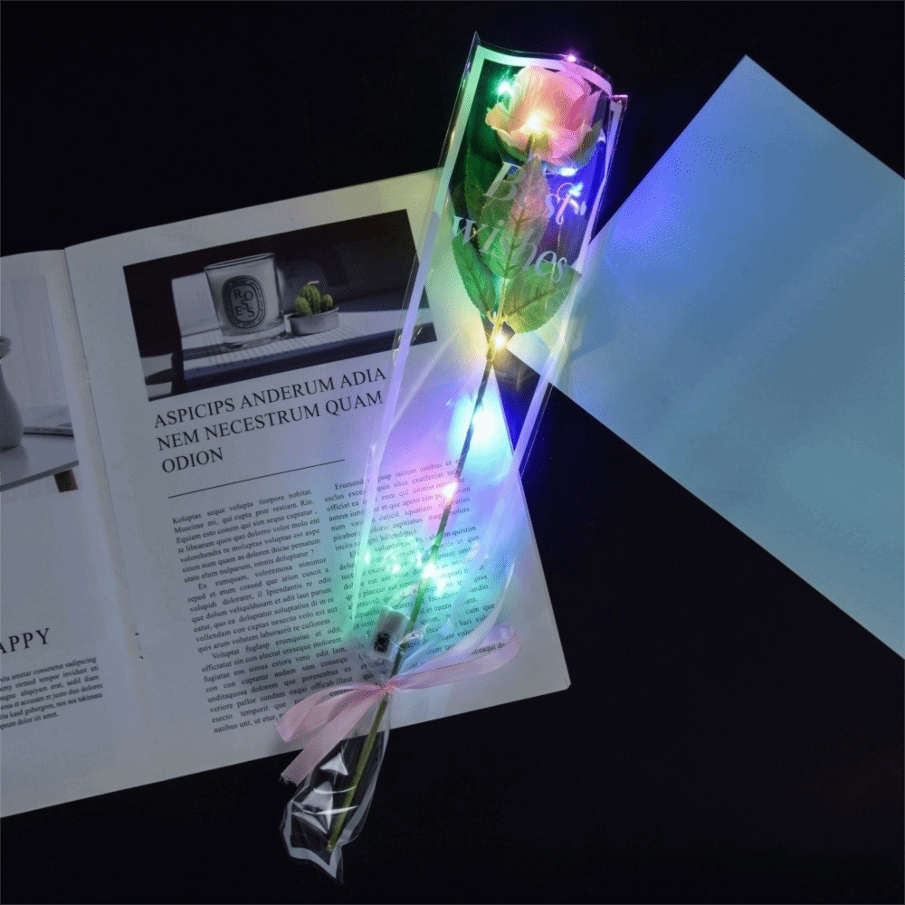 Photography Lighting Simulation - Luces LED de Rosas Artificiales Brillantes,