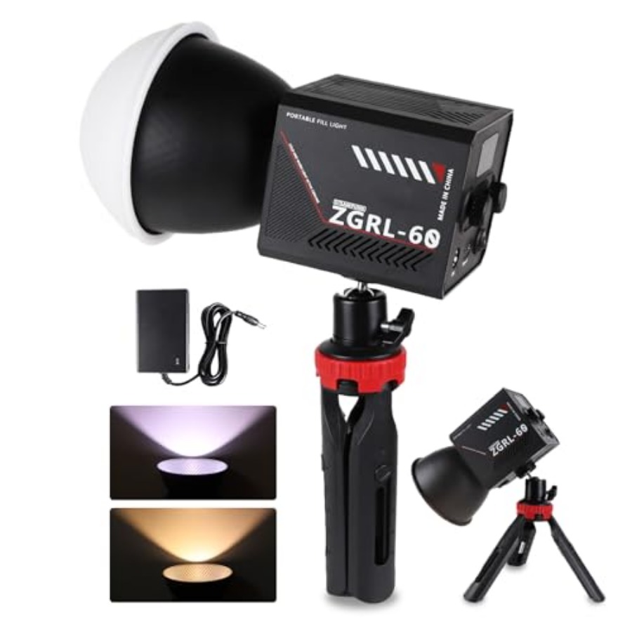 Photography Lighting Portable - Luz de Video LED COB de