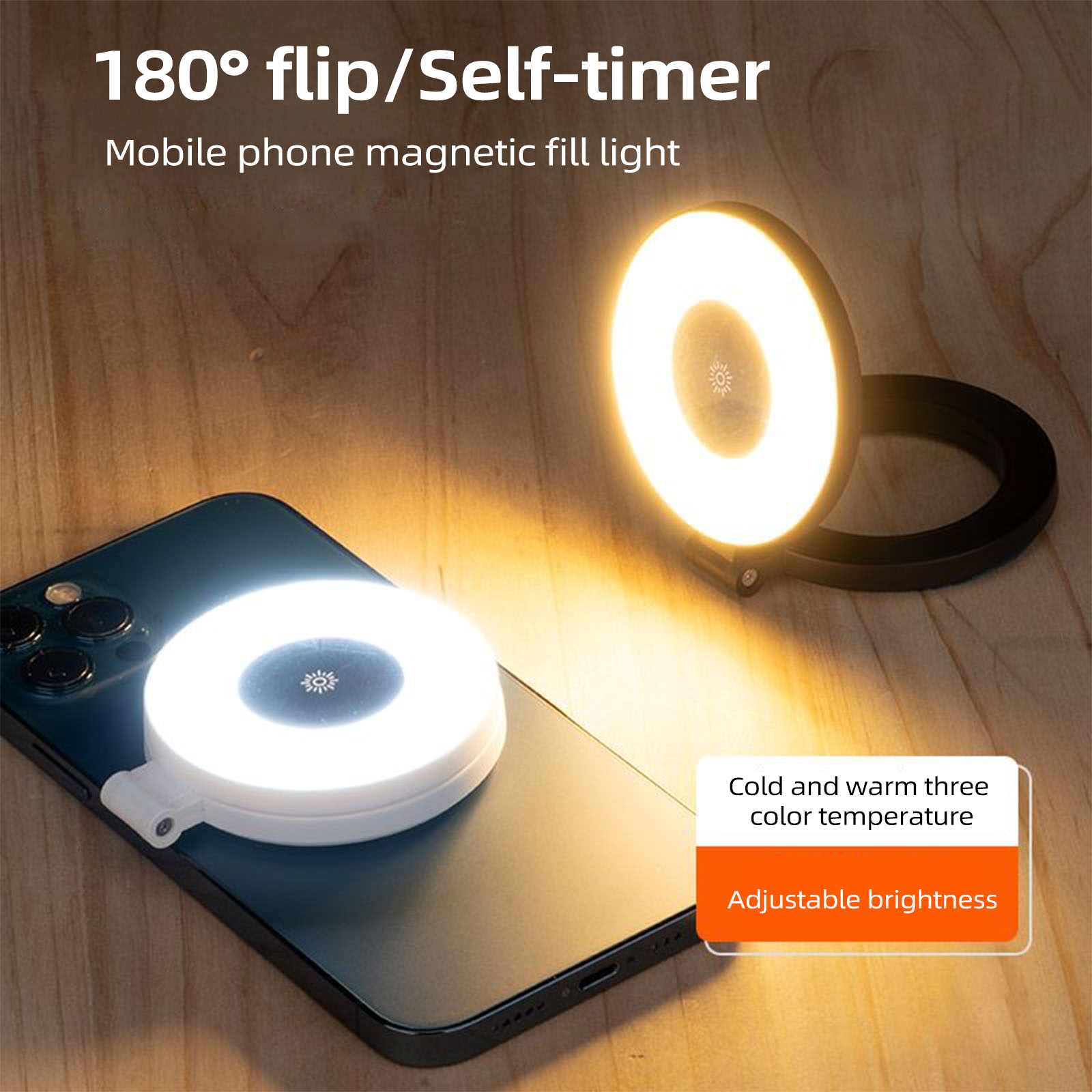 Photography Lighting Ring - Anillo de luz de Selfie magnético