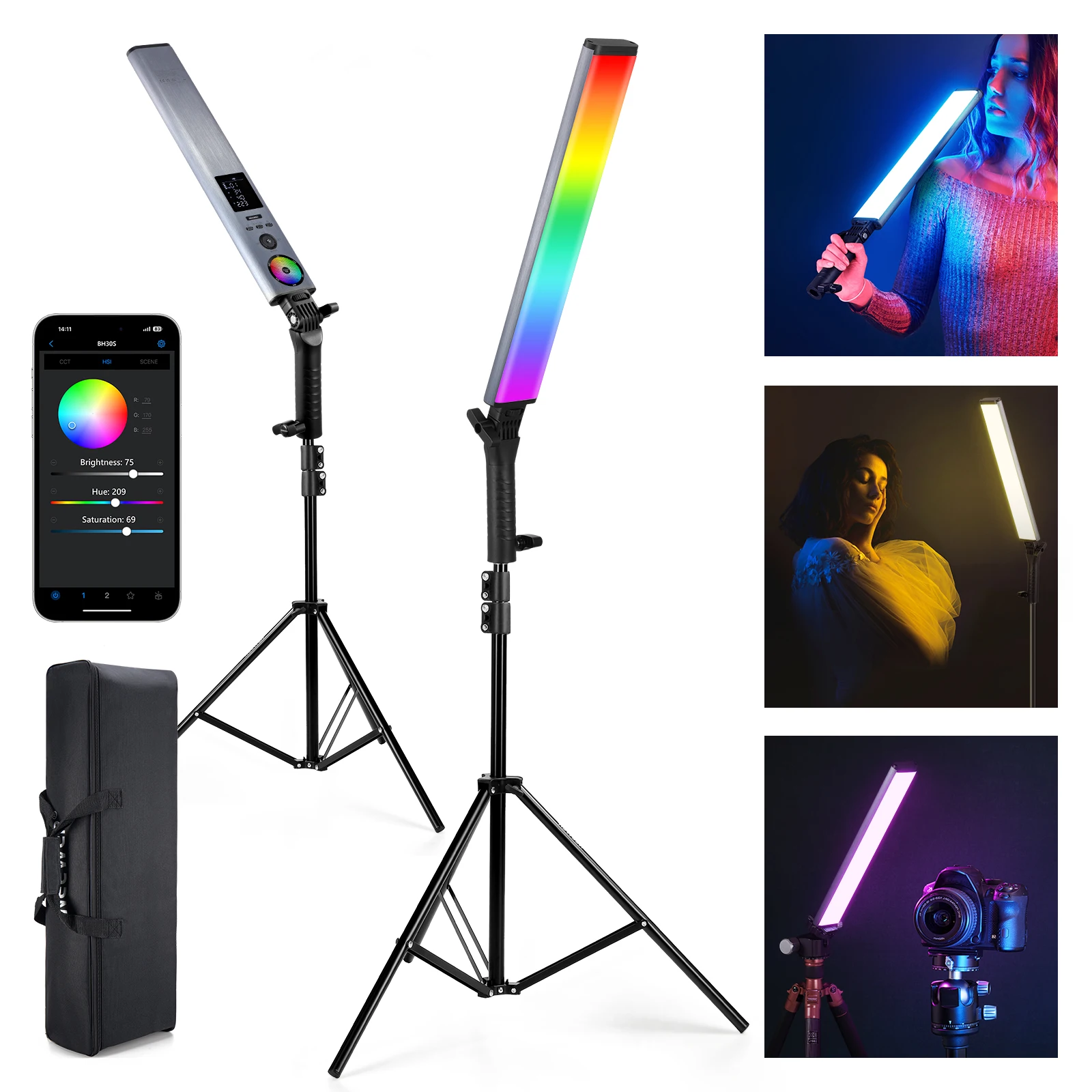 Photography Lighting Kit Neewer - NEEWER - Juego de 2 Varillas