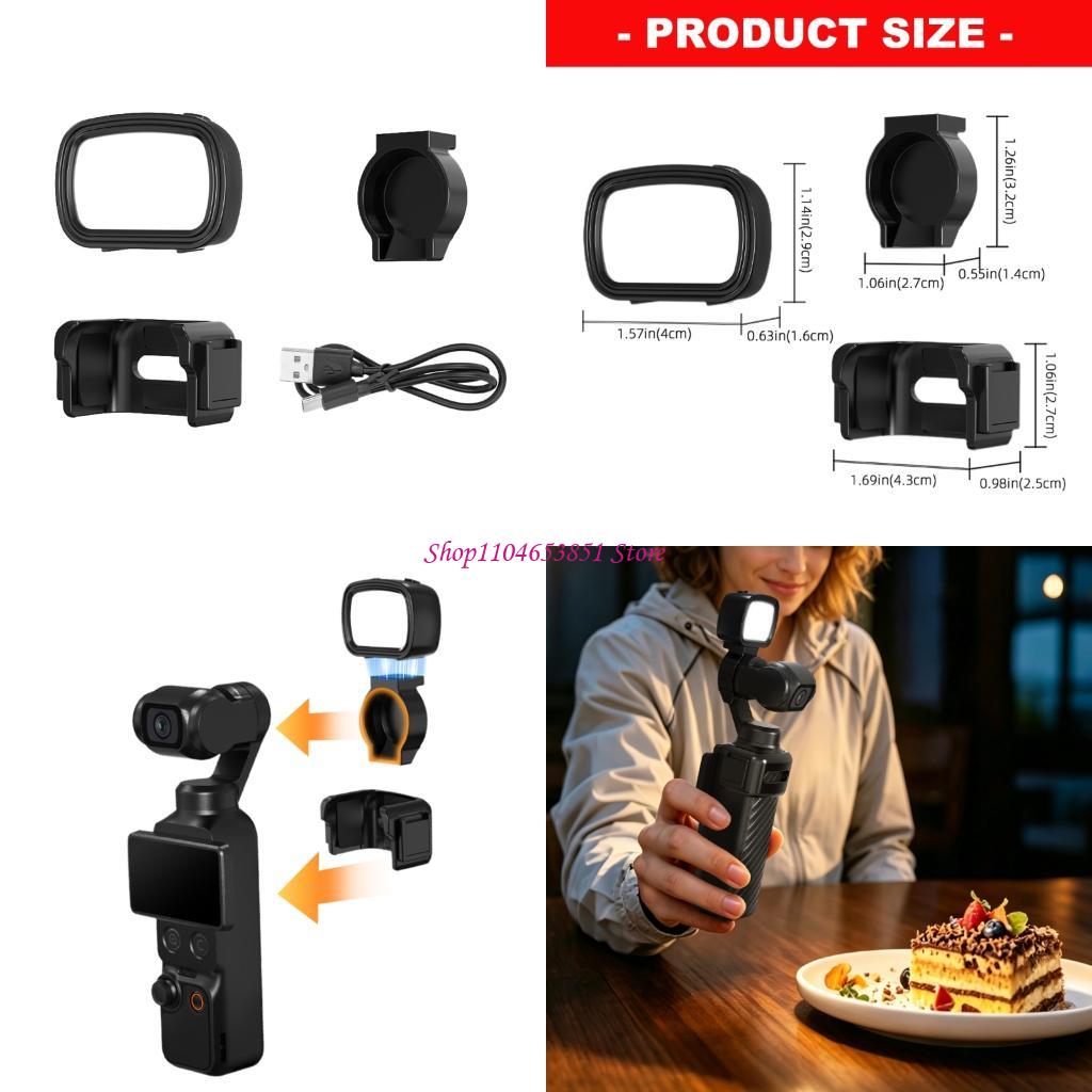 Photography Lighting Reference - Luz con clip magnético para Pocket