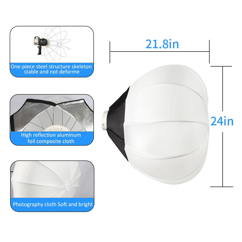 Globe Modifier Round - Softbox Globo de 65cm con Montura