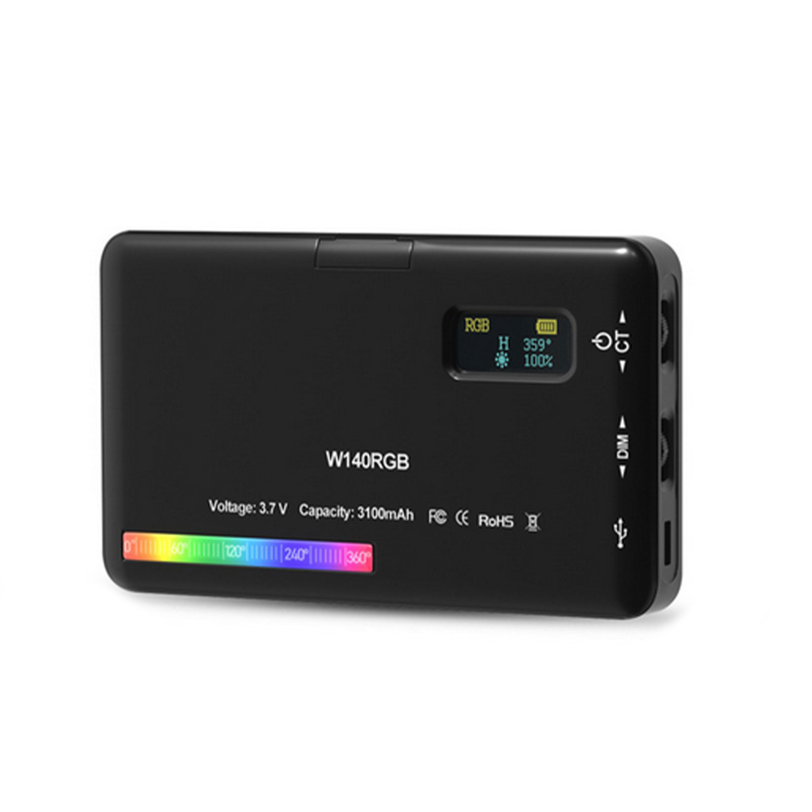 Photography Lighting Spotlight - Modos RGB Mini foco Luz de