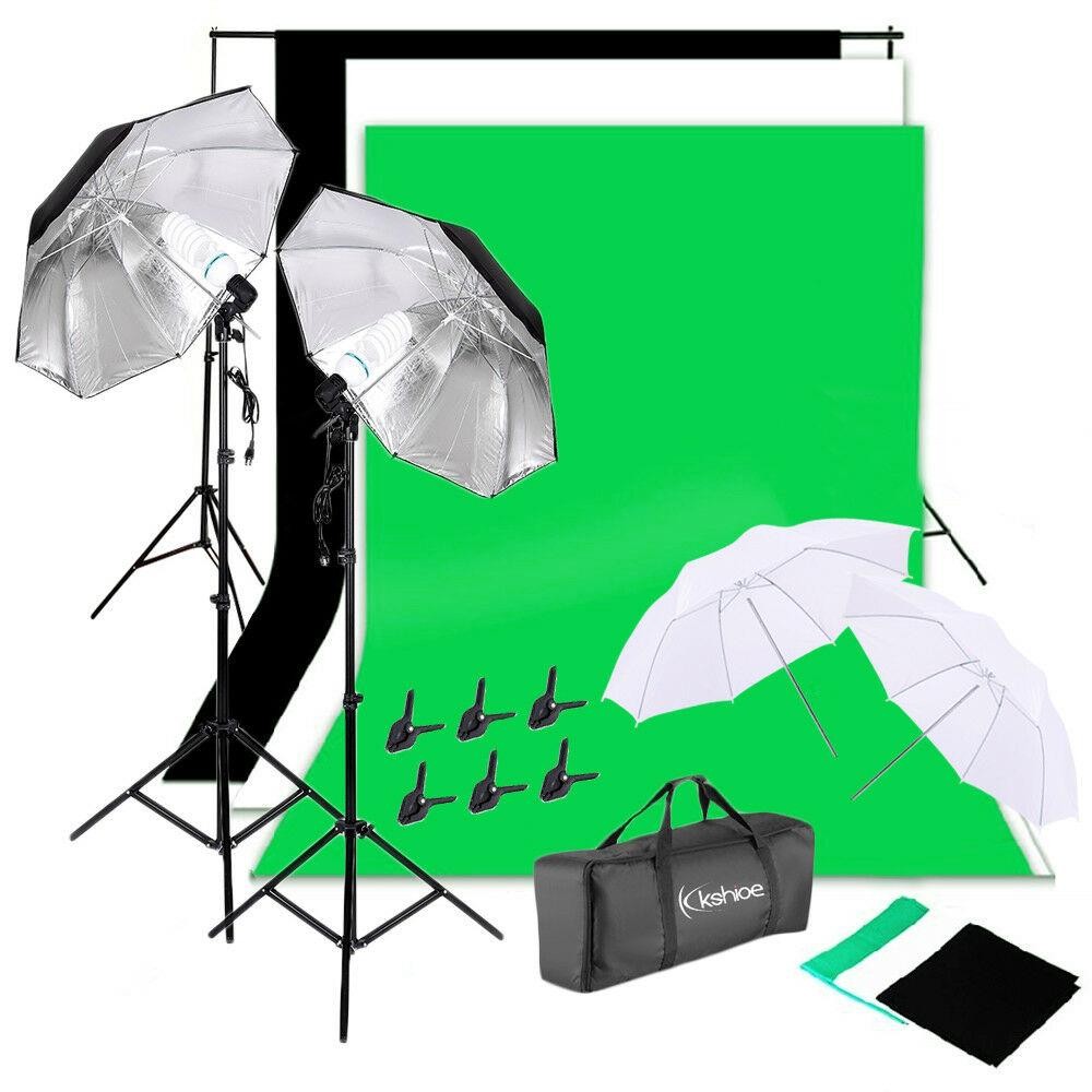 Photography Lighting And Backdrop Kits - Kit de Iluminación para Estudio Fotográfico,