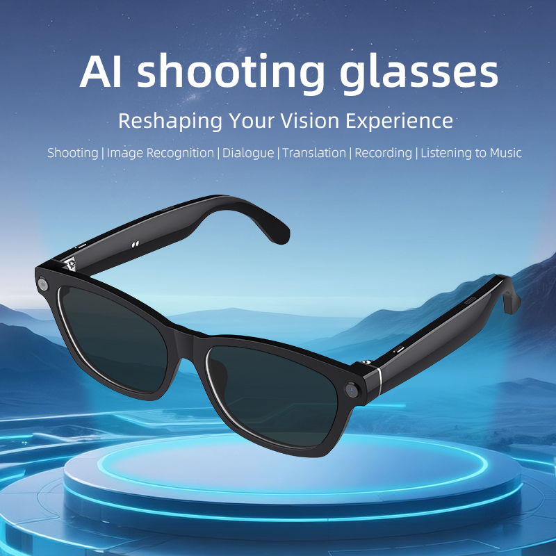 Photography Lighting Assistant - Gafas inteligentes AI Bluetooth, auriculares Bluetooth,