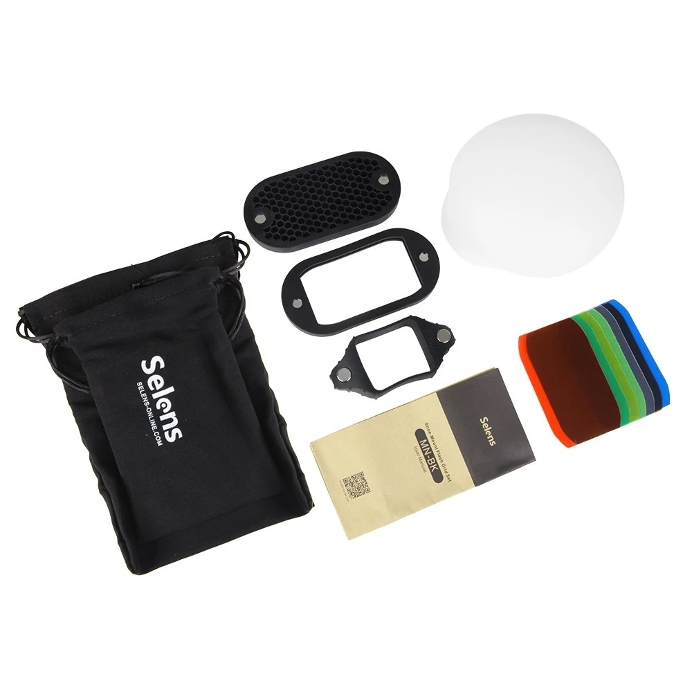 Selens filtros de 7 colores, r - Snoot Flash Modifier reseña y precio