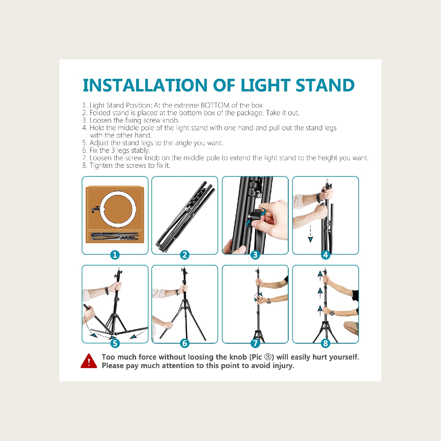 Kit de iluminación de anillo N - Photography Lighting Kit Neewer reseña y precio