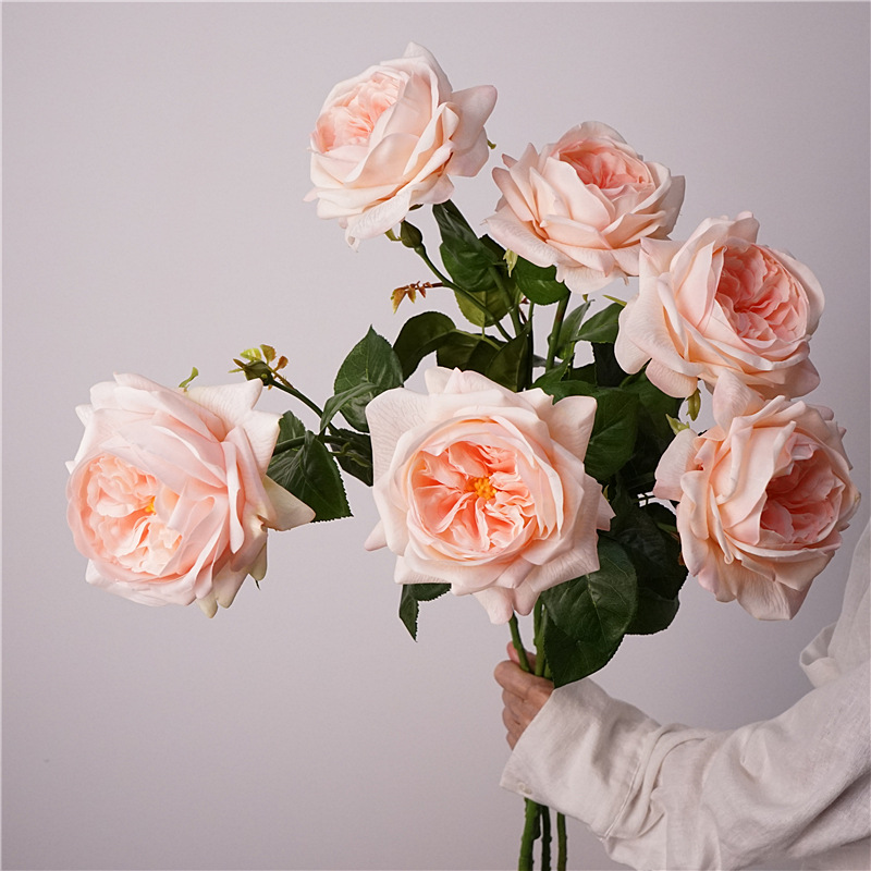 3 Piezas de Rosas Artificiales - Photography Lighting Simulation reseña y precio