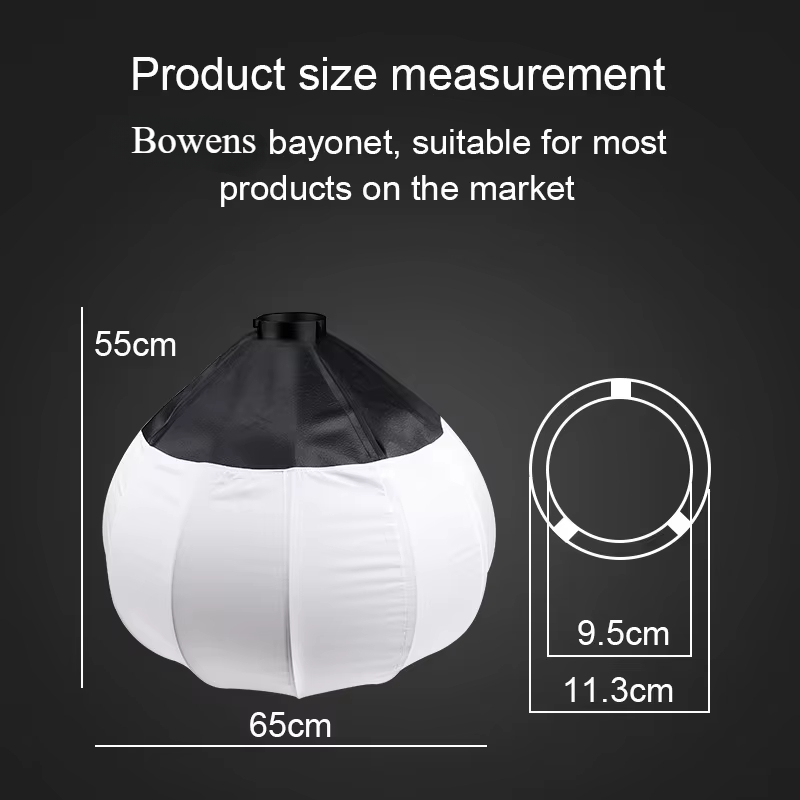 Linterna de globo de 65cm y 55 - Globe Modifier Round reseña y precio