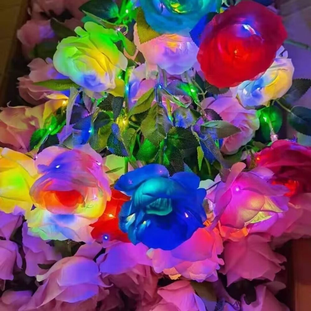Luces LED de Rosas Artificiale - Photography Lighting Simulation reseña y precio