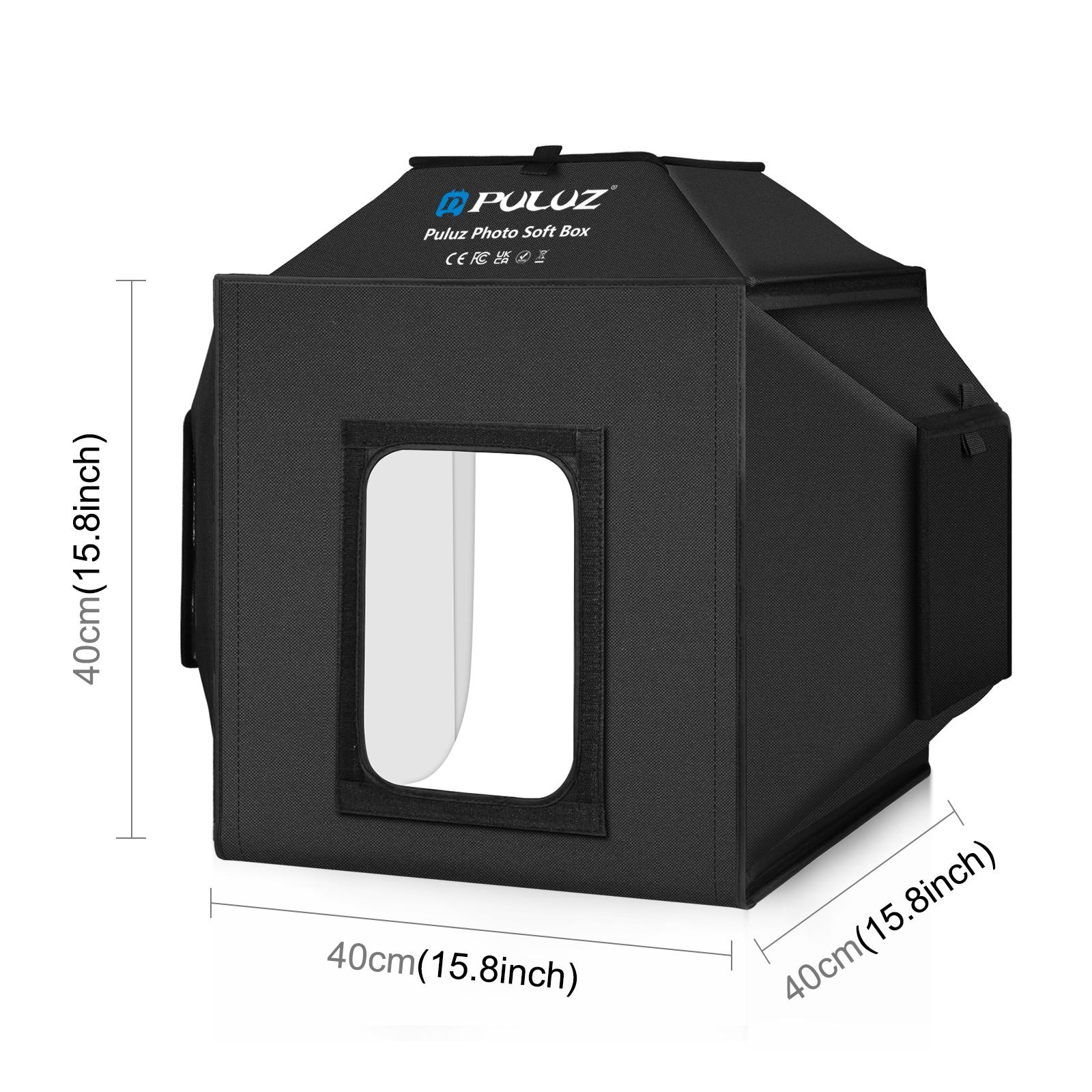 PULUZ 40cm plegable 72W 5500K  - Photography Lighting And Backdrop Kits reseña y precio