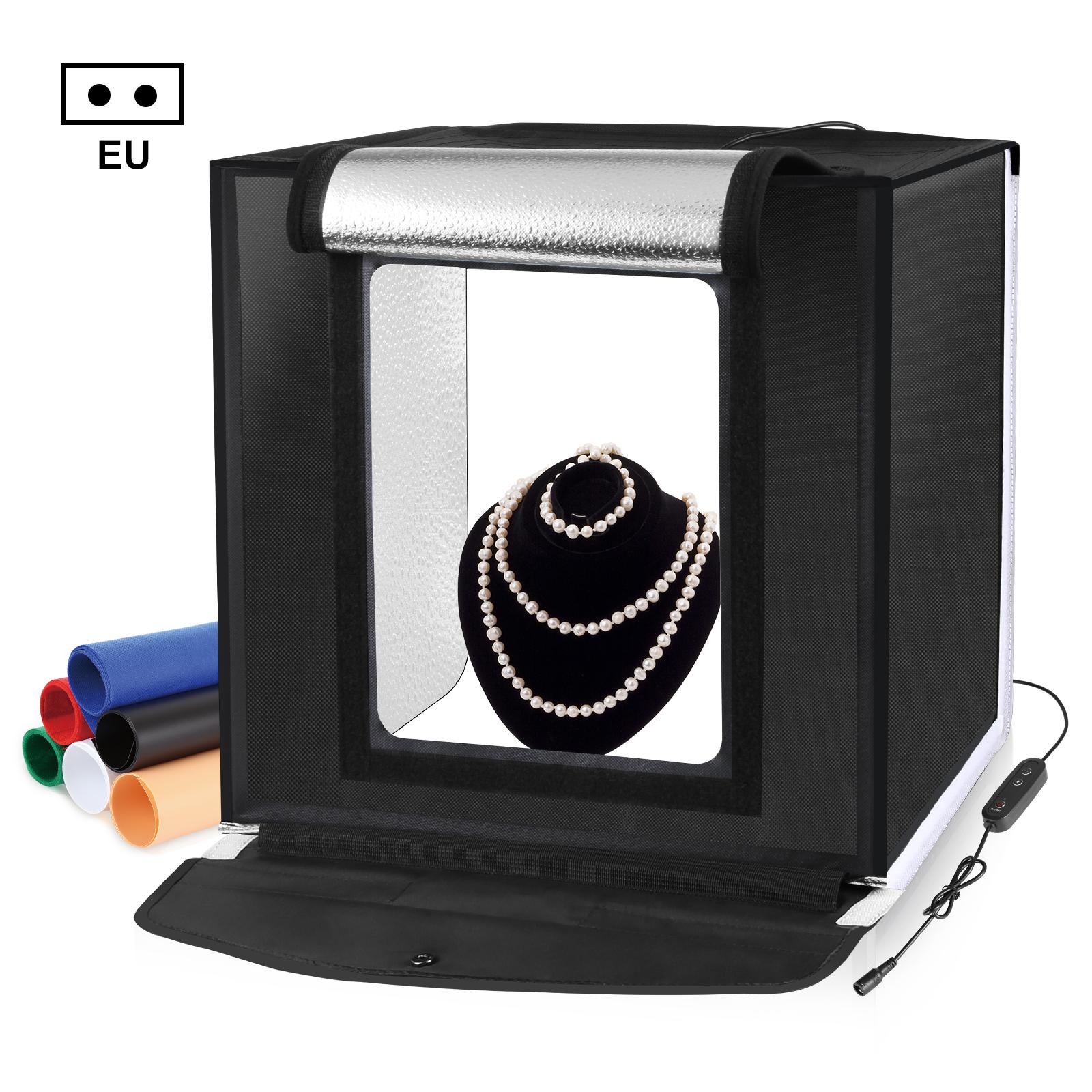 PULUZ-caja de estudio fotográf - Photography Lighting And Backdrop Kits reseña y precio