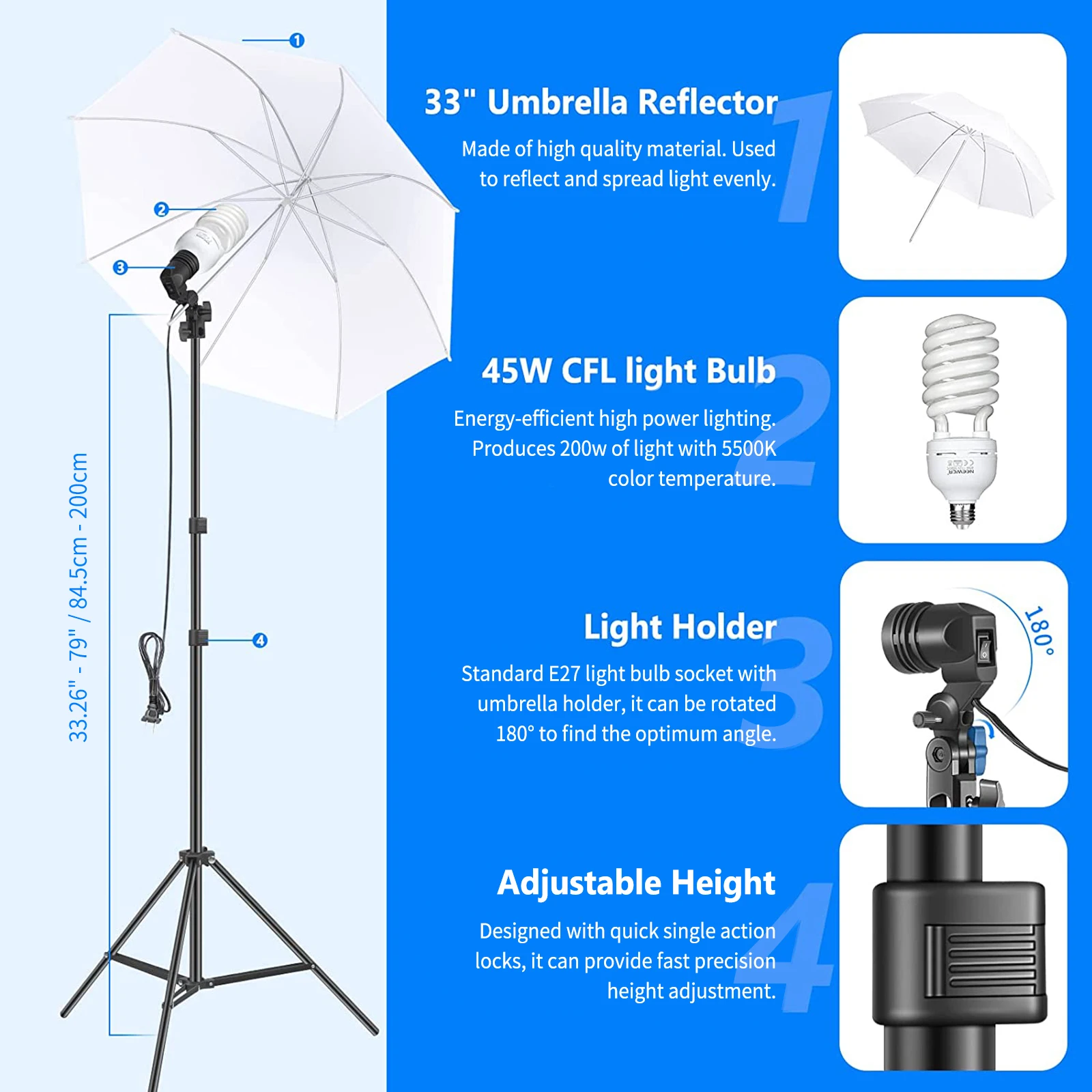 Kit de Iluminación para Fotogr - Photography Lighting Kit Neewer reseña y precio