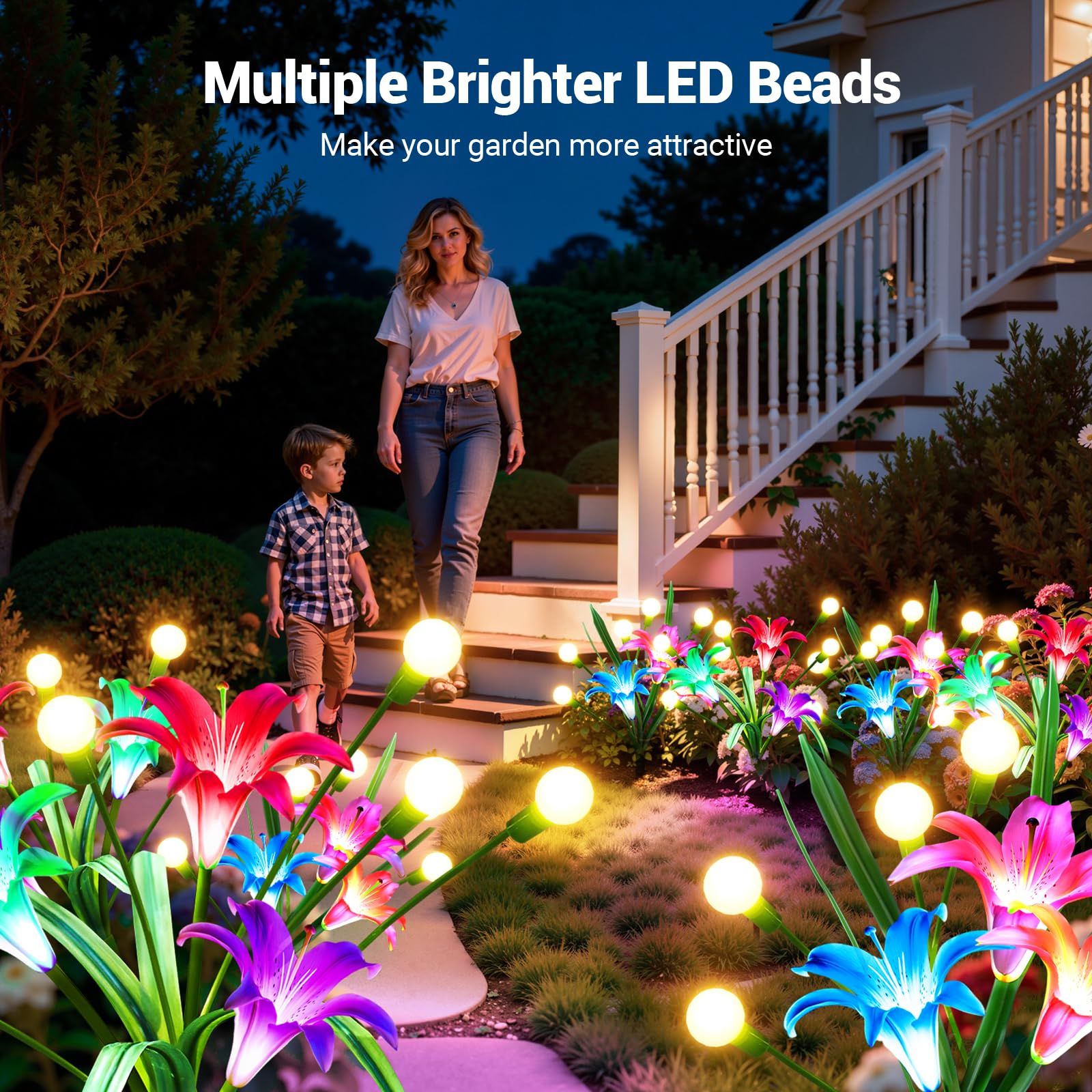 Paquete de 2/4 Luces Solares M - Flower Photography Led Lighting Pack reseña y precio