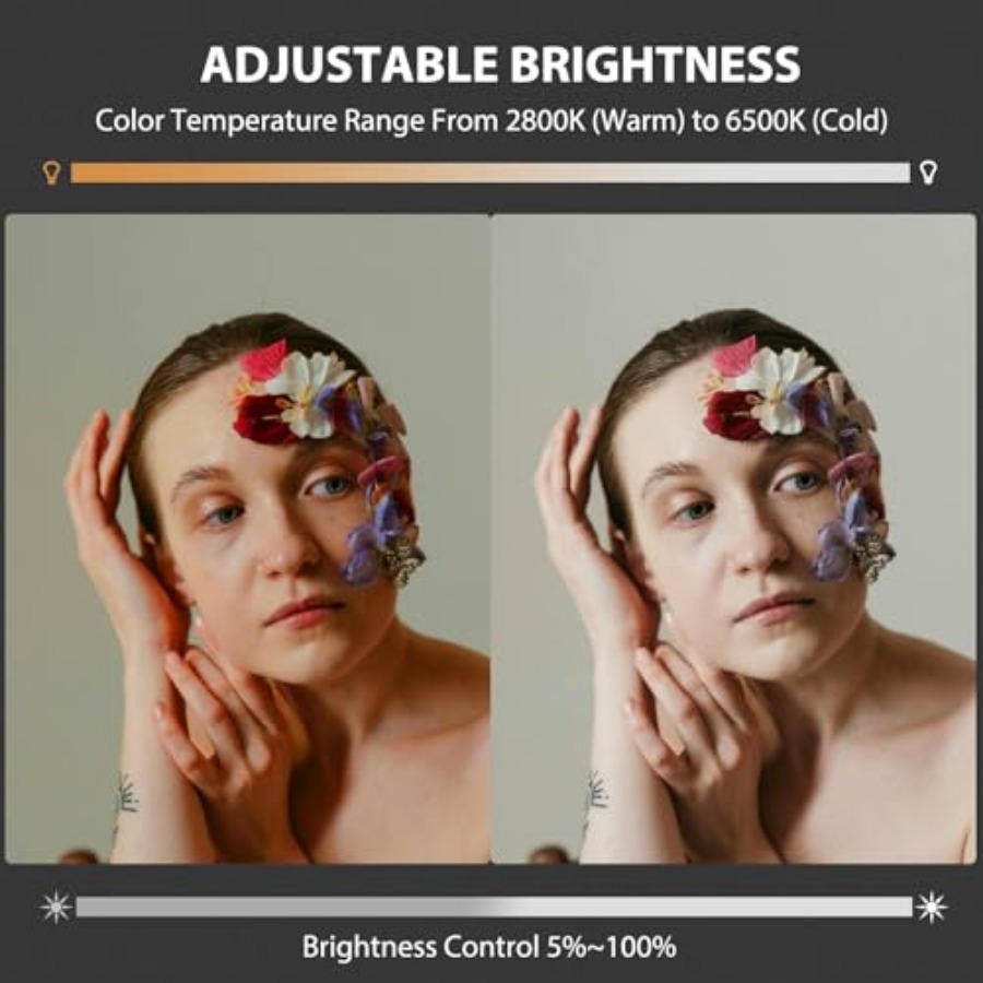 Luz de Video LED COB de 60W, P - Photography Lighting Portable reseña y precio