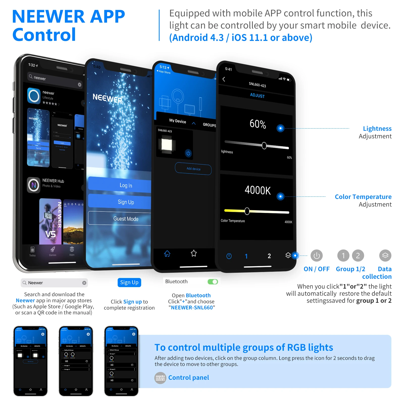 Neewer 2 Paquetes de Luces de  - Photography Lighting Kit Neewer reseña y precio
