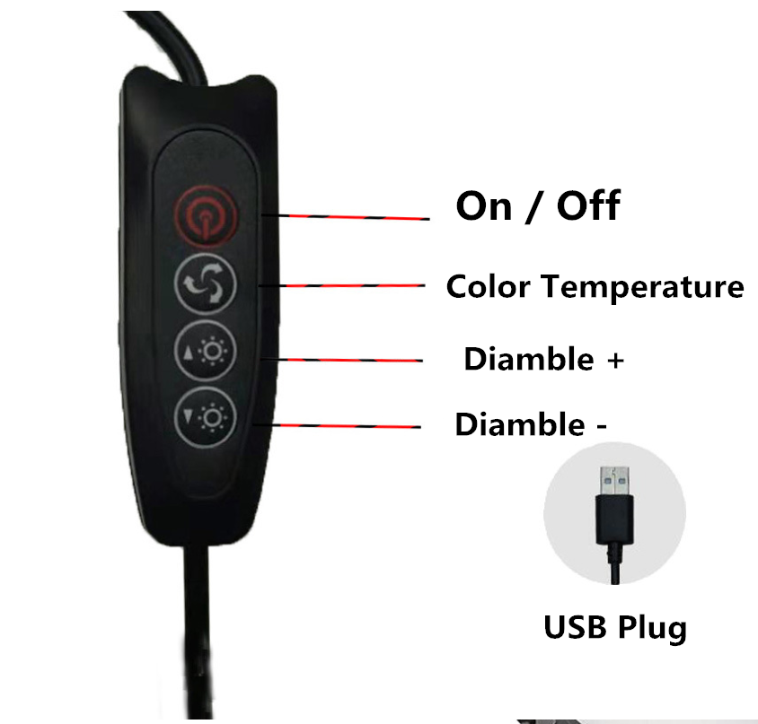 Anillo de luz LED para selfies - Photography Lighting Products reseña y precio