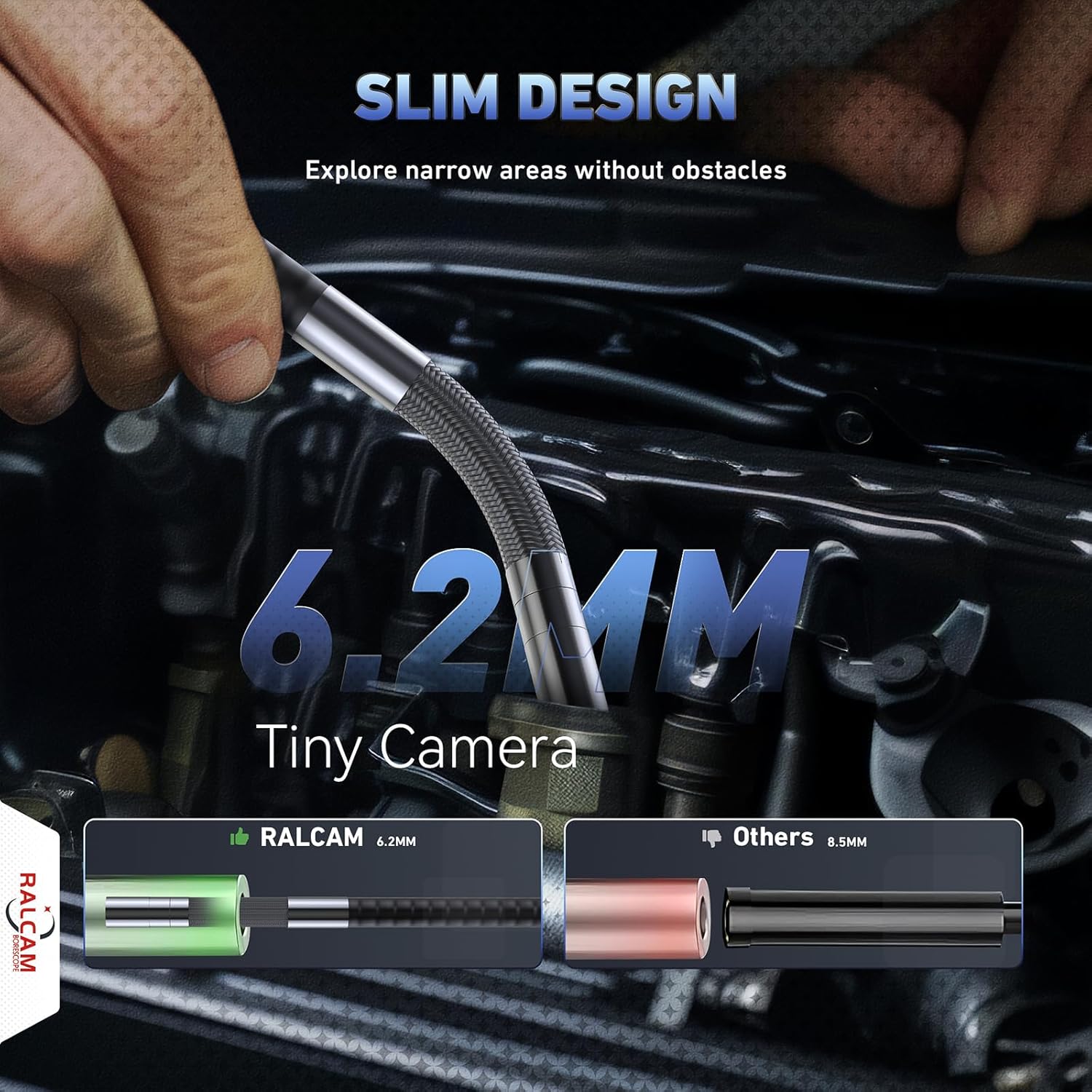 360 °   Boroscopio articulado  - Photography Lighting Products reseña y precio