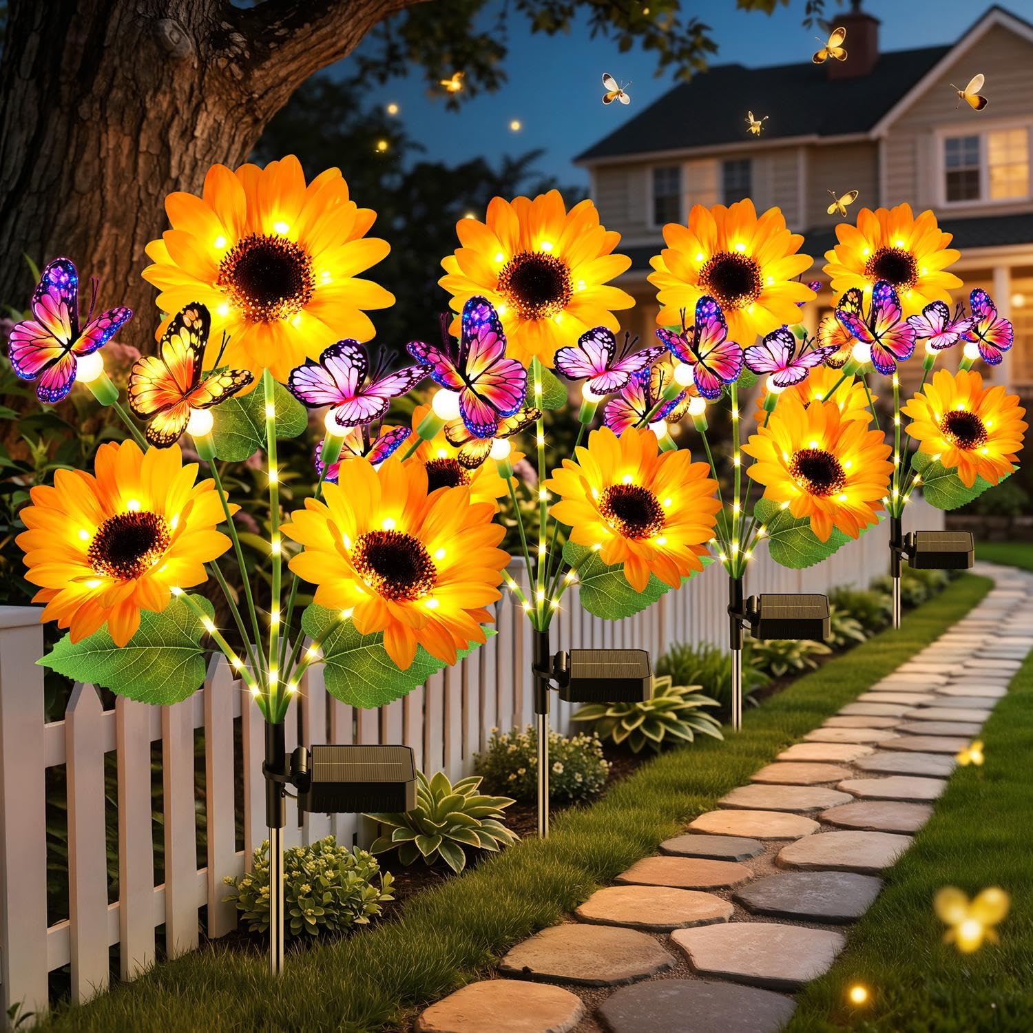 Luces Solares para Jardín, Dec - Flower Photography Led Lighting Pack reseña y precio
