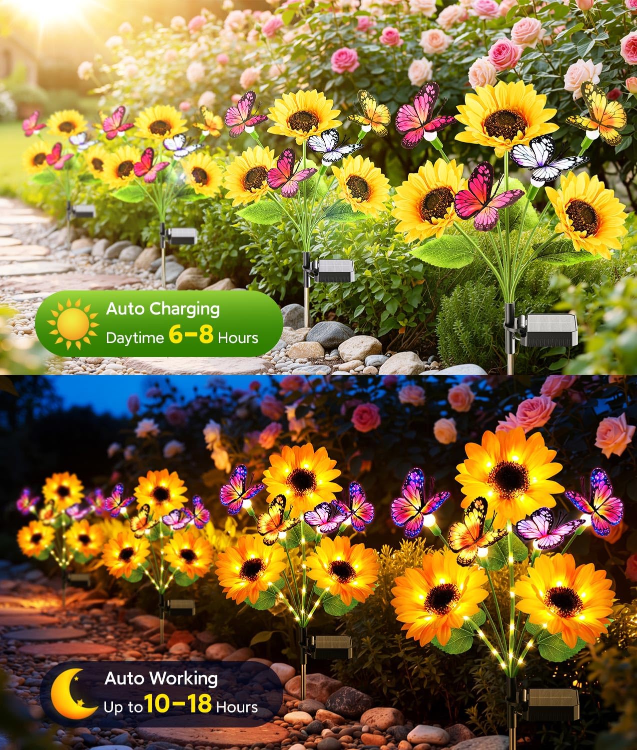 Luces Solares para Jardín, Dec - Flower Photography Led Lighting Pack reseña y precio