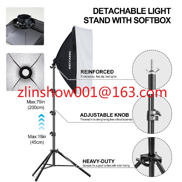 Equipo de estudio fotográfico  - Photography Lighting And Backdrop Kits reseña y precio