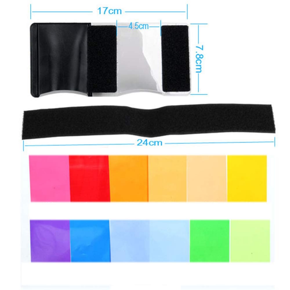 Kit de 12 Filtros de Gel para  - Photography Lighting Kit reseña y precio