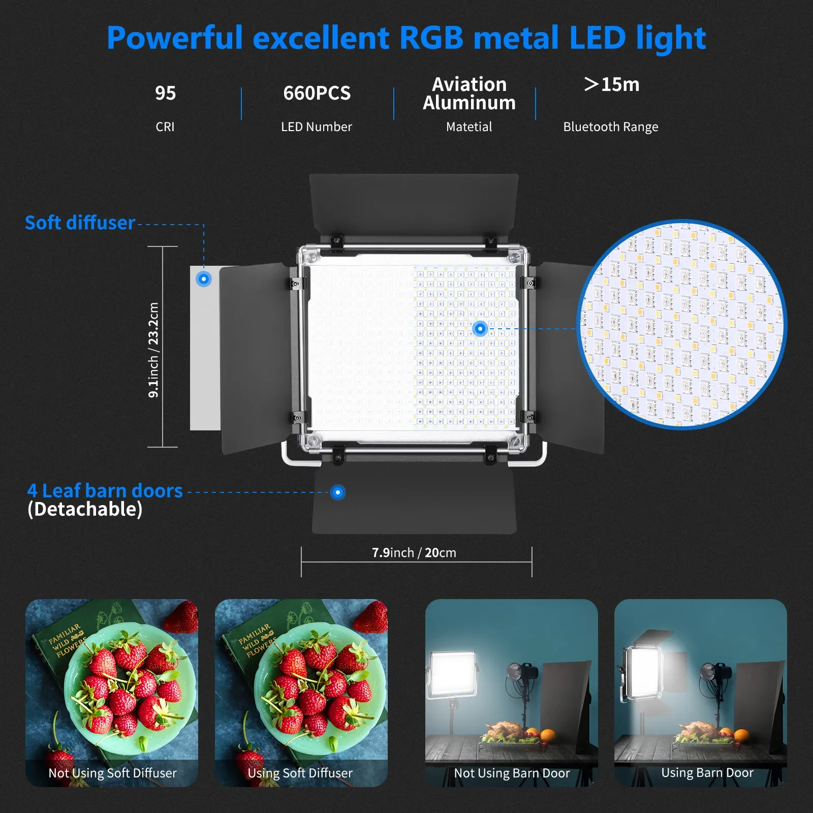 Neewer 2 Paquetes de Luces LED - Photography Lighting Kit Neewer reseña y precio