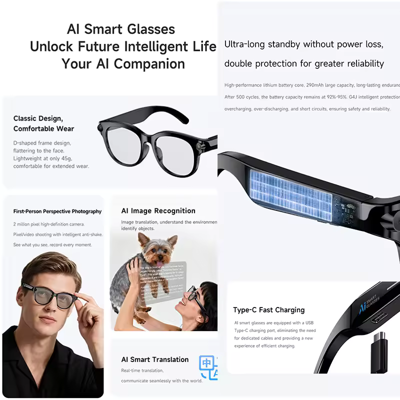 Lentes Inteligentes con IA M89 - Photography Lighting Products reseña y precio