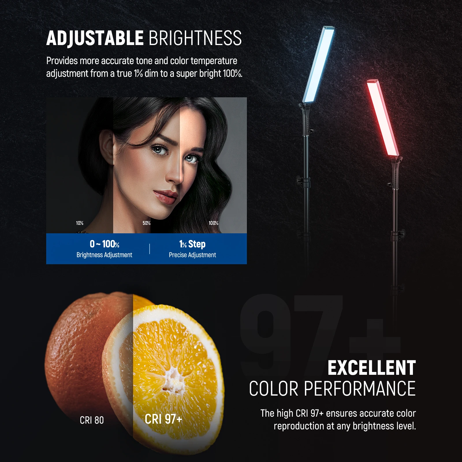 NEEWER - Juego de 2 Varillas d - Photography Lighting Kit Neewer reseña y precio