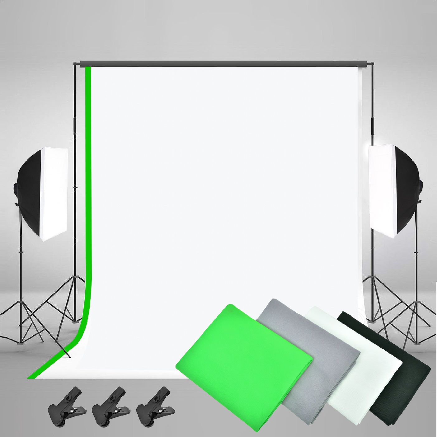 Kit de Fotografía Profesional  - Photography Lighting And Backdrop Kits reseña y precio
