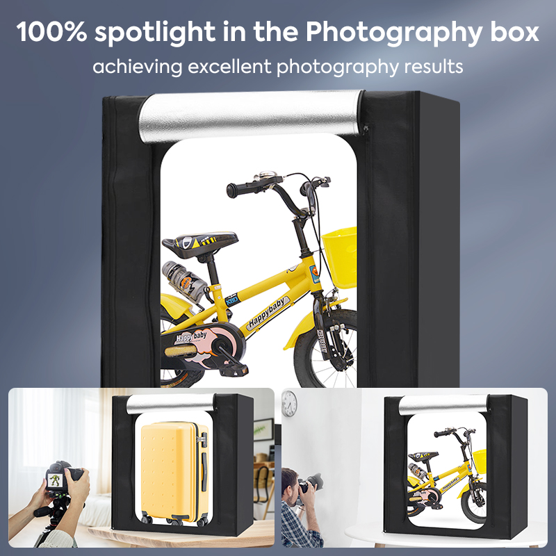 Kit de caja de fotos para estu - Photography Lighting Kit reseña y precio