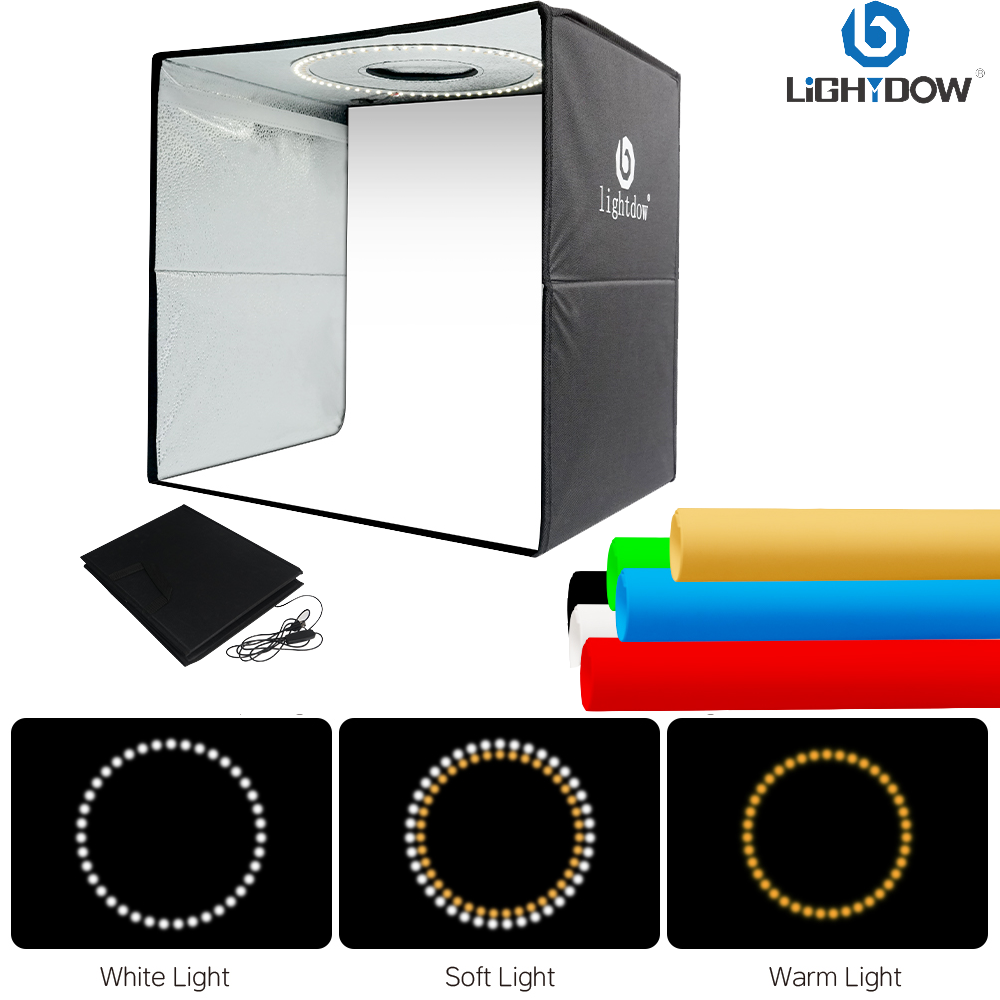 Lightdow-Kit de caja de luz pa - Photography Lighting And Backdrop Kits reseña y precio