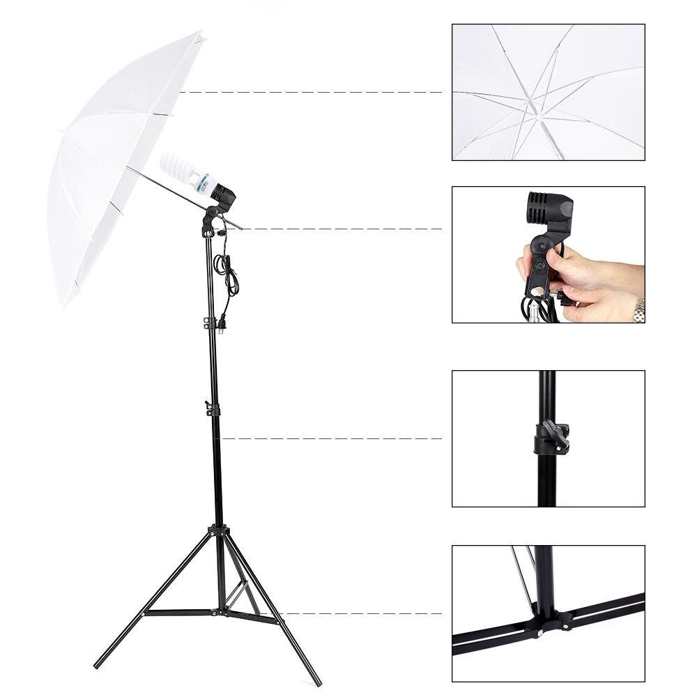 Kit de Iluminación para Estudi - Photography Lighting And Backdrop Kits reseña y precio