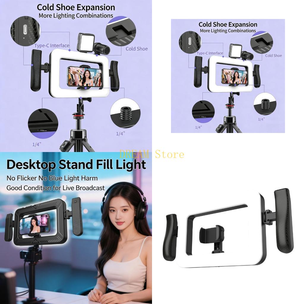 Brillo ajustable luz portátil  - Photography Lighting Ring reseña y precio